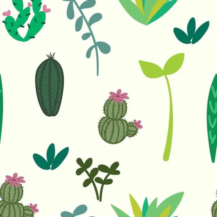 Framed Print : Hand drawn house plants and flowers. Scandinavian style illustration. Seamless pattern. Vector illustration Framed Print : Hand drawn house plants and flowers. Scandinavian style illustration. Seamless pattern. Vector illustration