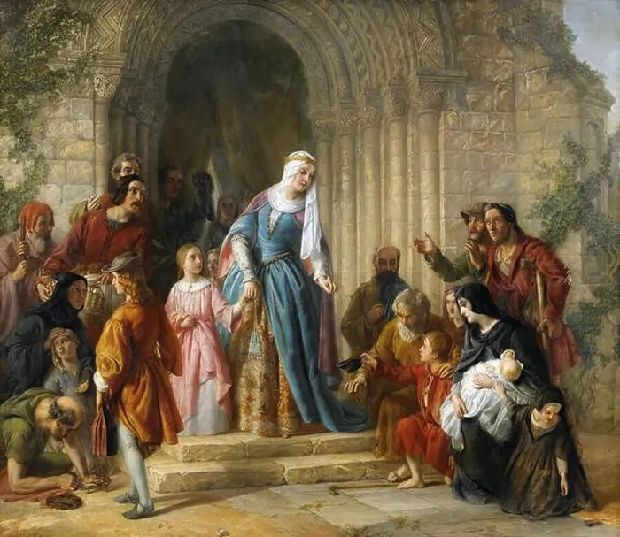 Framed Print : Hart Solomon Alexander - Saint Elizabeth of Hungary Distributes Alms Framed Print : Hart Solomon Alexander - Saint Elizabeth of Hungary Distributes Alms