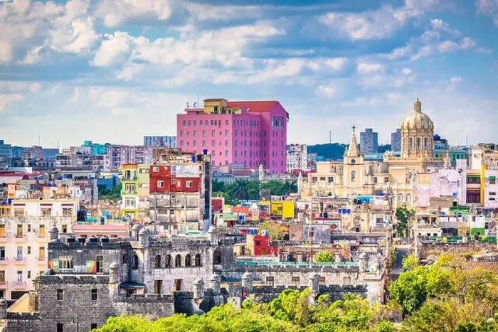 Framed Print : Havana, Cuba downtown skyline Framed Print : Havana, Cuba downtown skyline