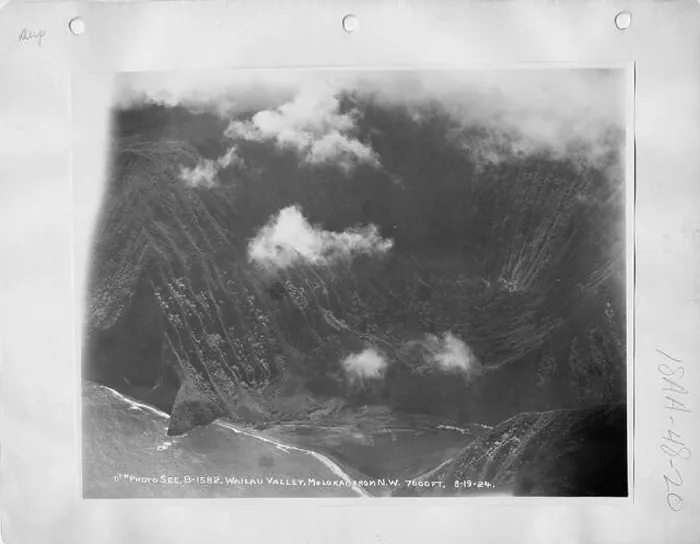 Framed Print : Hawaii - Molokai Island, Aerial Photograph Framed Print : Hawaii - Molokai Island, Aerial Photograph