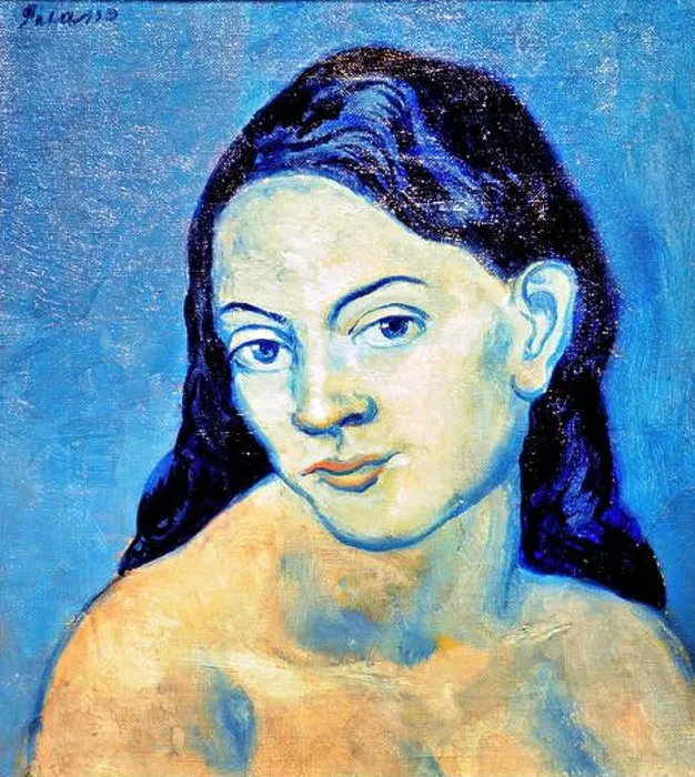 Framed Print : Head of a Woman, 1903 (Painting) by Artist Picasso, Pablo (1881-1973) Spanish Framed Print : Head of a Woman, 1903 (Painting) by Artist Picasso, Pablo (1881-1973) Spanish