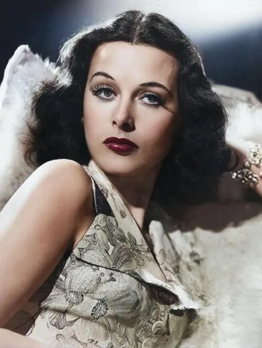 Framed Print : Hedy Lamarr by Robert Coburn (United Artists, 1938). Portrait Still : publicity photo colorized