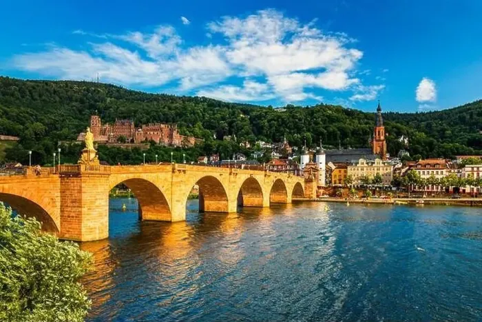 Framed Print : Heidelberg skyline aerial view from above Framed Print : Heidelberg skyline aerial view from above