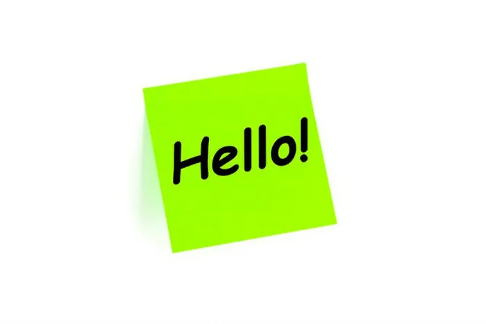 Framed Print : Hello Greeting Concept On A Note Isolated On White Framed Print : Hello Greeting Concept On A Note Isolated On White
