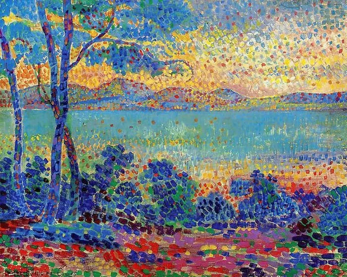 Framed Print : Henri-Edmond Cross (1856-1910) - Provence Landscape 1 1900 Framed Print : Henri-Edmond Cross (1856-1910) - Provence Landscape 1 1900