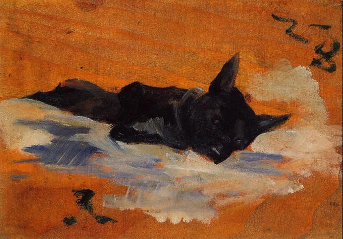Framed Print : Henri de Toulouse-Lautrec - little dog 1888 Framed Print : Henri de Toulouse-Lautrec - little dog 1888