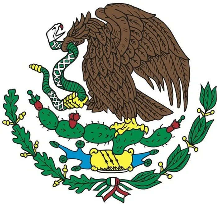 Framed Print : heraldry, coat of arms, Mexico Framed Print : heraldry, coat of arms, Mexico