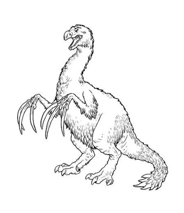 Framed Print : Herbivorous dinosaur - Therizinosaurus. Gigantic dinosaur with large claws. Coloring page for children Framed Print : Herbivorous dinosaur - Therizinosaurus. Gigantic dinosaur with large claws. Coloring page for children