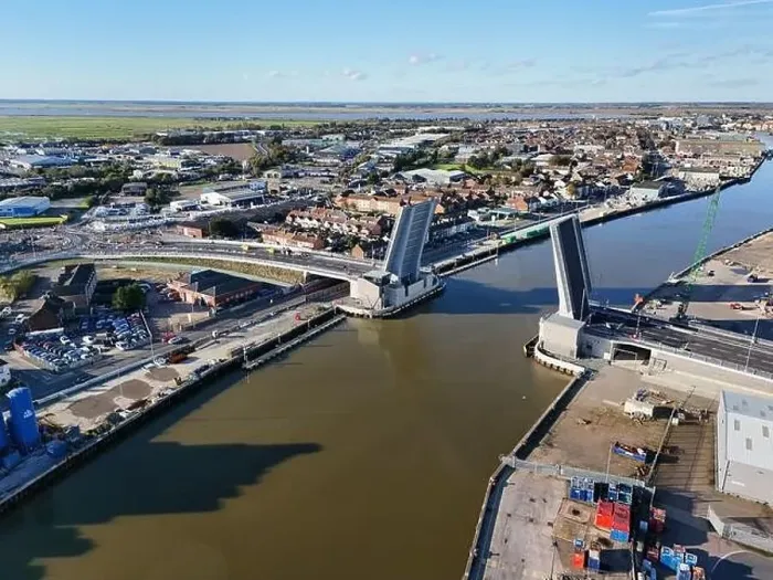 Framed Print : Herring Bridge Great Yarmouth third river crossing drone, aerial UK under construction Framed Print : Herring Bridge Great Yarmouth third river crossing drone, aerial UK under construction