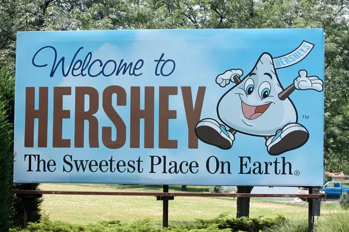 Framed Print : Hershey is the sweetest place, the home of Hershey's Chocolate Factory Framed Print : Hershey is the sweetest place, the home of Hershey's Chocolate Factory