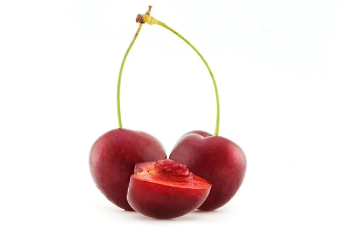 Framed Print : A high key studio image of a cluster of cherries Framed Print : A high key studio image of a cluster of cherries