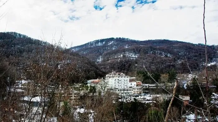 Framed Print : High quality winter landscape shot with drone camera of Bursa city in Turkey Framed Print : High quality winter landscape shot with drone camera of Bursa city in Turkey