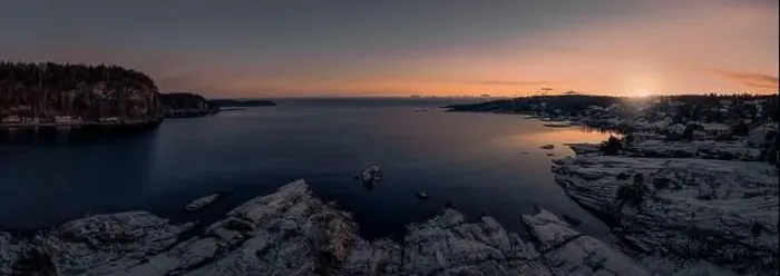 Framed Print : High resolution colorful sunset, seascape panorama Framed Print : High resolution colorful sunset, seascape panorama
