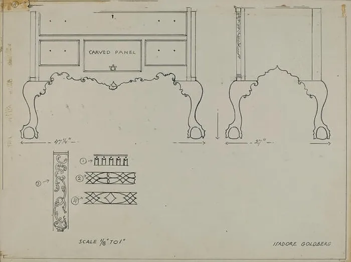 Framed Print : Highboy. Dated: 1935 / 1942. Dimensions: overall: 21.4 x 28.7 cm (8 7 / 16 x 11 5 / 16 in.). Medium: pen and ink and graphite on paperboard Framed Print : Highboy. Dated: 1935 / 1942. Dimensions: overall: 21.4 x 28.7 cm (8 7 / 16 x 11 5 / 16 in.). Medium: pen and ink and graphite on paperboard