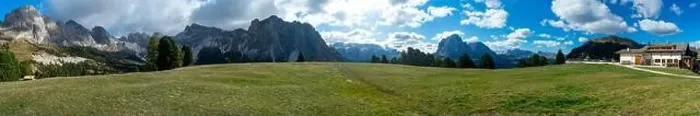 Framed Print : Hiking Dolomites in European Alps. Shot in summer with green grass and no snow. Gardena Pass, Italy Framed Print : Hiking Dolomites in European Alps. Shot in summer with green grass and no snow. Gardena Pass, Italy