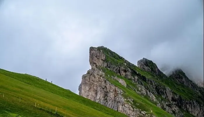 Framed Print : Hiking Seceda in the italian dolomites Framed Print : Hiking Seceda in the italian dolomites