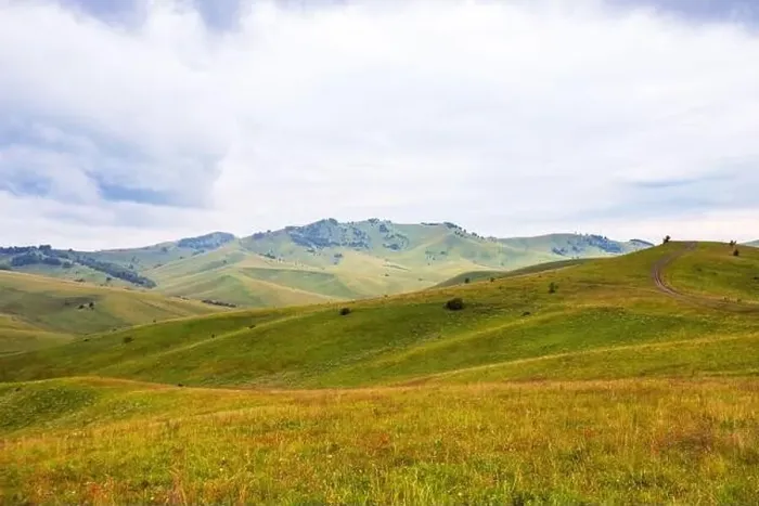 Framed Print : Hills and mountains Altai republic Russia, summer travel rally