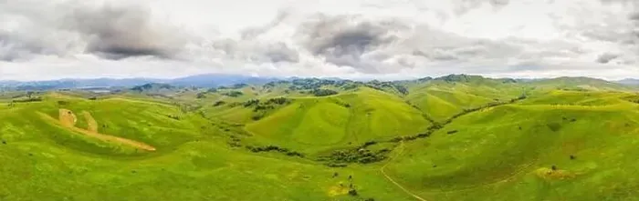 Framed Print : Hills and mountains Altai republic Russia, aerial top view Framed Print : Hills and mountains Altai republic Russia, aerial top view