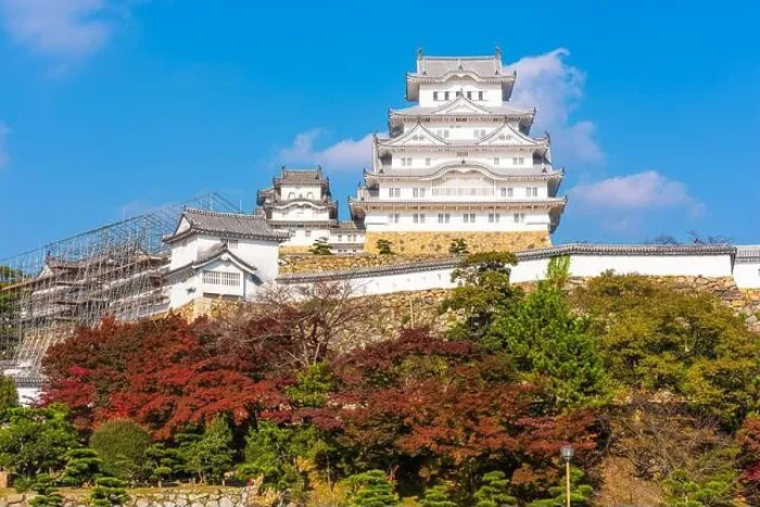 Framed Print : Himeji, Japan at Himeji Castle in the autumn season Framed Print : Himeji, Japan at Himeji Castle in the autumn season