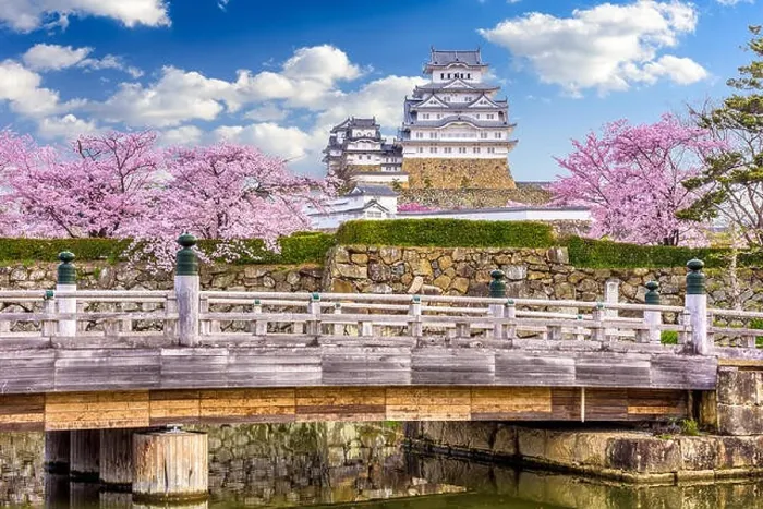Framed Print : Himeji, Japan at Himeji Castle in spring season Framed Print : Himeji, Japan at Himeji Castle in spring season