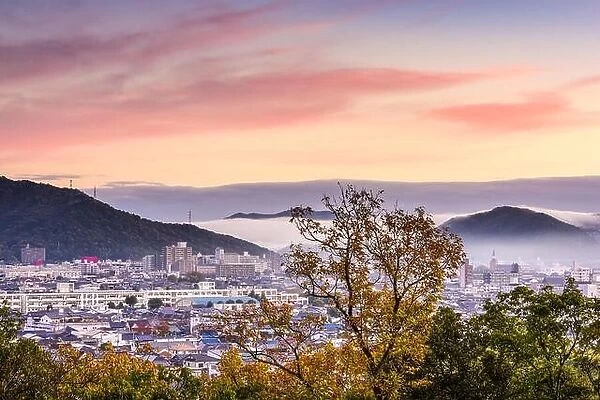 Himeji, Japan morning cityscape