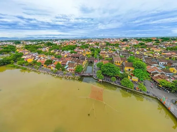 Framed Print : Hoi An, Vietnam : Panorama Aerial view of Hoi An ancient town Framed Print : Hoi An, Vietnam : Panorama Aerial view of Hoi An ancient town