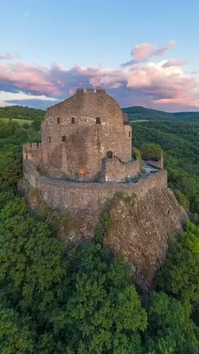 Framed Print : Holloko castle in Hungary. This historical medieval castle ruin is in the Cserhat hills Framed Print : Holloko castle in Hungary. This historical medieval castle ruin is in the Cserhat hills