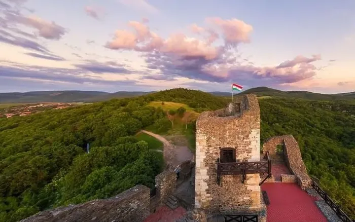 Framed Print : Holloko castle in Hungary. This historical medieval castle ruin is in the Cserhat hills Framed Print : Holloko castle in Hungary. This historical medieval castle ruin is in the Cserhat hills