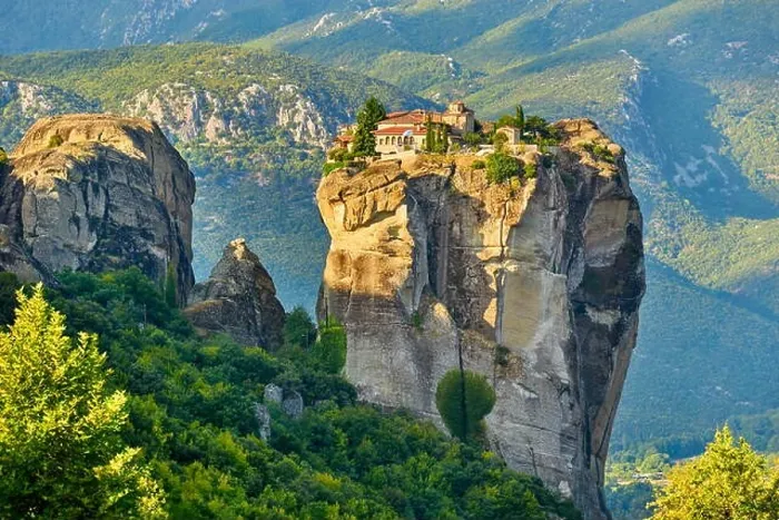 Framed Print : Holy Trinity Monastery at Meteora, Greece Framed Print : Holy Trinity Monastery at Meteora, Greece