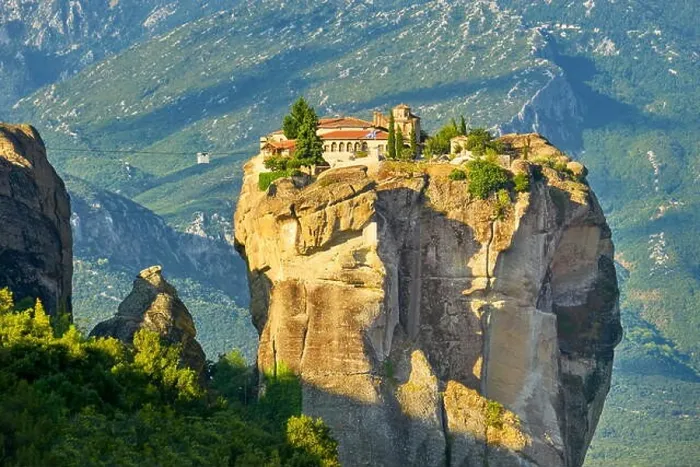 Framed Print : Holy Trinity Monastery at Meteora, Greece Framed Print : Holy Trinity Monastery at Meteora, Greece