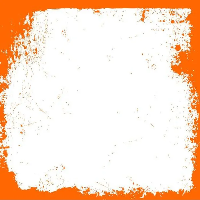Framed Print : The horizontal blank white square Halloween background with orange grunge border Framed Print : The horizontal blank white square Halloween background with orange grunge border