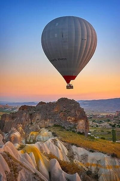 Hot air balloon, Goreme, Cappadocia, Anatolia, Turkey