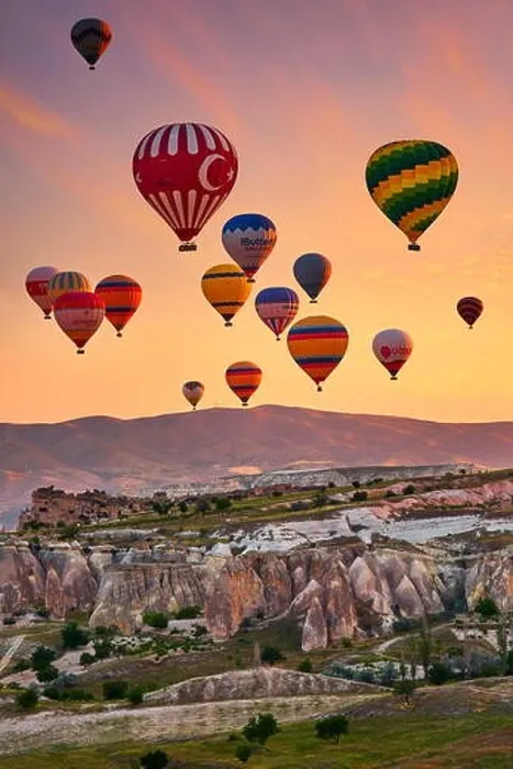 Framed Print : Hot air balloons at sunrise, Goreme, Cappadocia, Anatolia, Turkey Framed Print : Hot air balloons at sunrise, Goreme, Cappadocia, Anatolia, Turkey