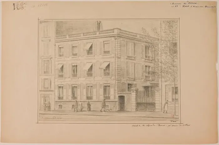 Framed Print : House of Alexandre Dumas (son)
