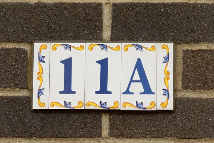 Framed Print : House Number 11A sign Framed Print : House Number 11A sign