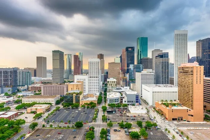 Framed Print : Houston, Texas, USA downtown city skyline at twilight Framed Print : Houston, Texas, USA downtown city skyline at twilight