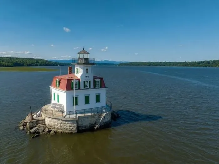Framed Print : hudson, esopus meadows, lighthouse Framed Print : hudson, esopus meadows, lighthouse