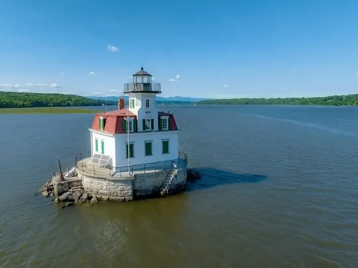 Framed Print : hudson, esopus meadows, lighthouse Framed Print : hudson, esopus meadows, lighthouse
