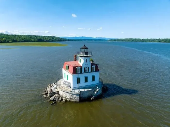 Framed Print : hudson, esopus meadows, lighthouse Framed Print : hudson, esopus meadows, lighthouse