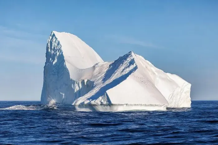 Framed Print : Huge sculptural iceberg in Liverpool Land Framed Print : Huge sculptural iceberg in Liverpool Land