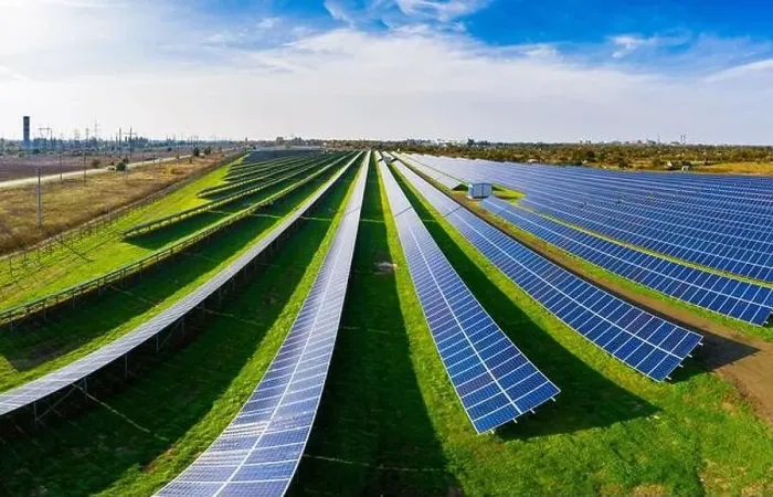 Framed Print : Huge solar power plant to use solar energy in a picturesque green field in Ukraine. Aerial panoramic drone shot Framed Print : Huge solar power plant to use solar energy in a picturesque green field in Ukraine. Aerial panoramic drone shot