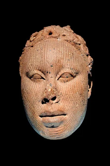 Framed Print : Human Head Nigeria africa african Ife 1200 1500 BC Framed Print : Human Head Nigeria africa african Ife 1200 1500 BC
