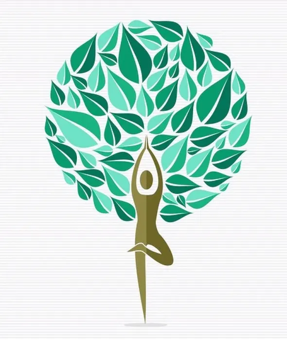 Framed Print : Human shape yoga exercise tree design. Vector file layered for easy manipulation and custom coloring Framed Print : Human shape yoga exercise tree design. Vector file layered for easy manipulation and custom coloring