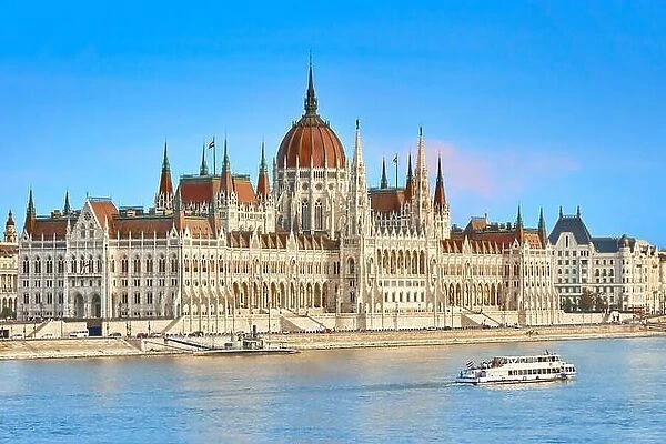 Hungarian Parliament building, Budapest, Hungary