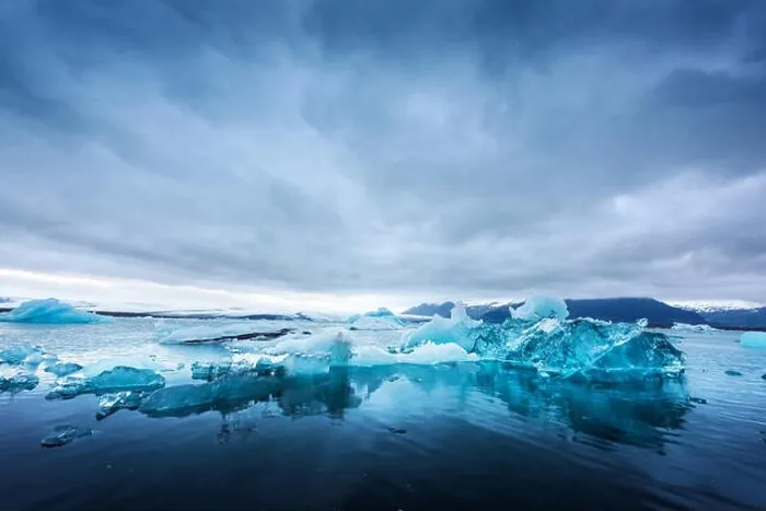 Framed Print : Icebergs in Jokulsarlon glacial lagoon. Vatnajokull National Park, southeast Iceland, Europe