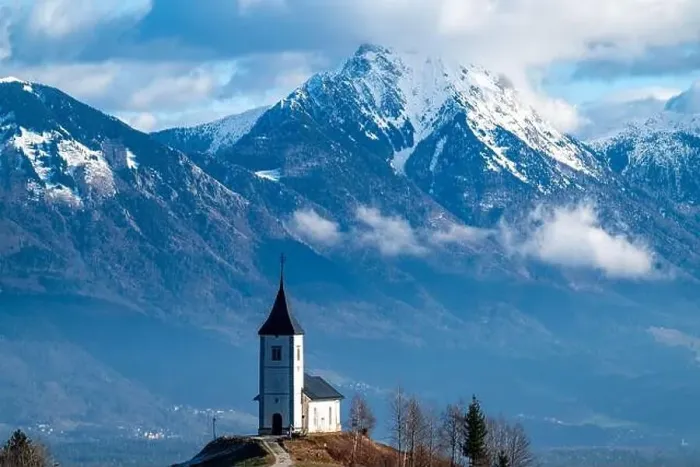 Framed Print : Iconic church of St. Primož and Felicijan