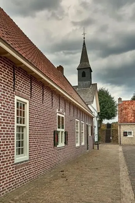 Framed Print : idyllic dutch fortress village of bourtange in summer Framed Print : idyllic dutch fortress village of bourtange in summer