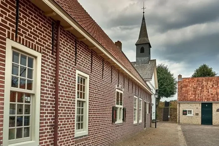 Framed Print : idyllic dutch fortress village of bourtange in summer Framed Print : idyllic dutch fortress village of bourtange in summer