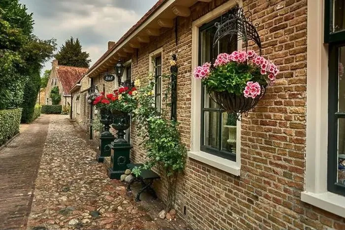 Framed Print : idyllic dutch fortress village of bourtange in summer Framed Print : idyllic dutch fortress village of bourtange in summer