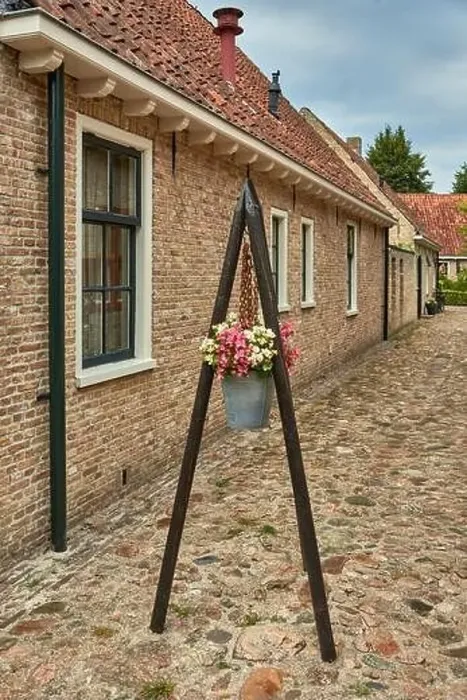 Framed Print : idyllic dutch fortress village of bourtange in summer Framed Print : idyllic dutch fortress village of bourtange in summer